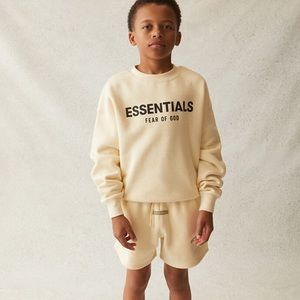 FOG -Kids Essentials Cream Crew Neck Sweatshirt